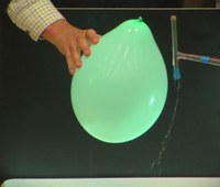 Ablenkung Wasserstrahl