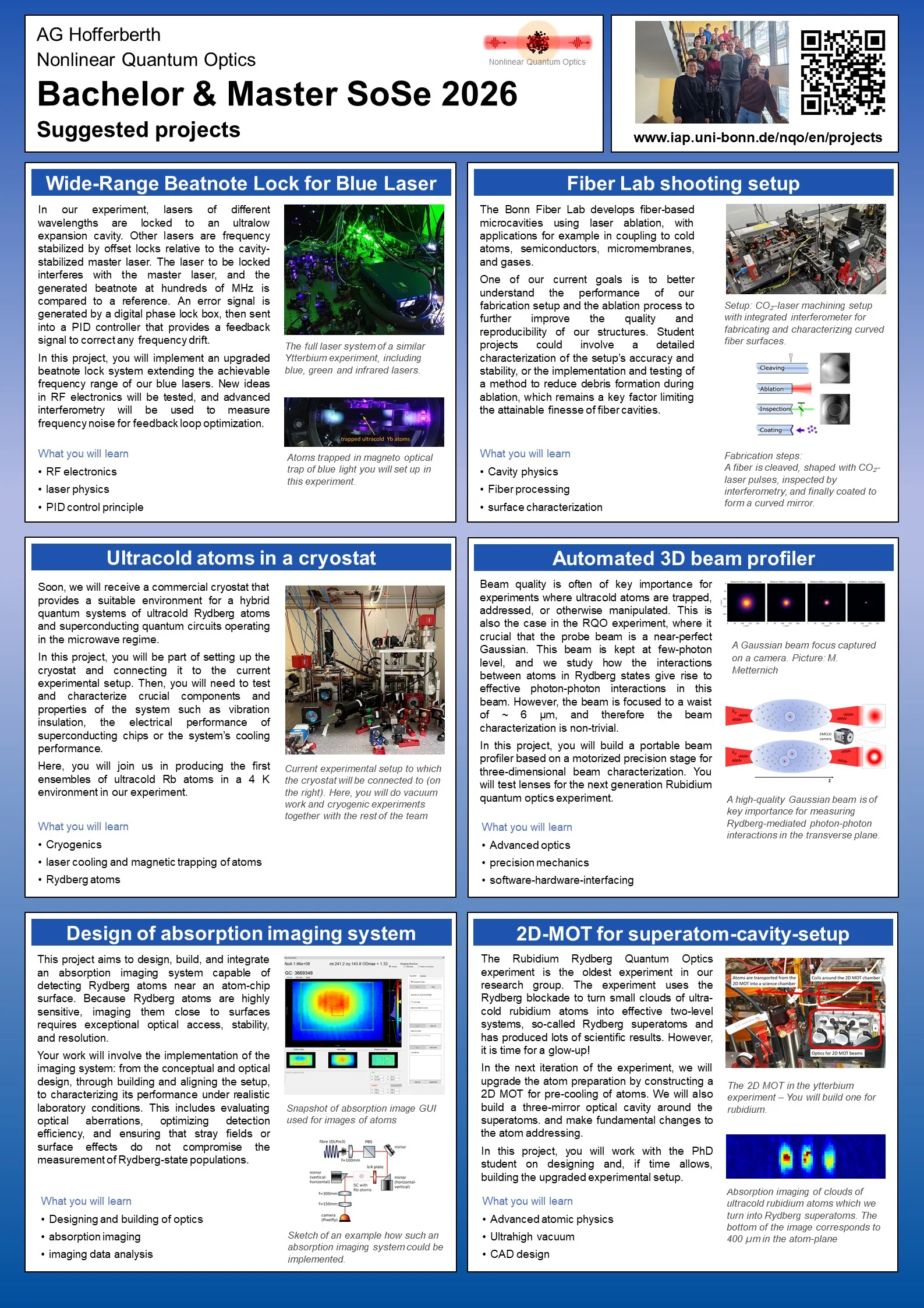New Bachelor’s & Master’s thesis topics now online